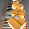 Boxes on a conveyer belt